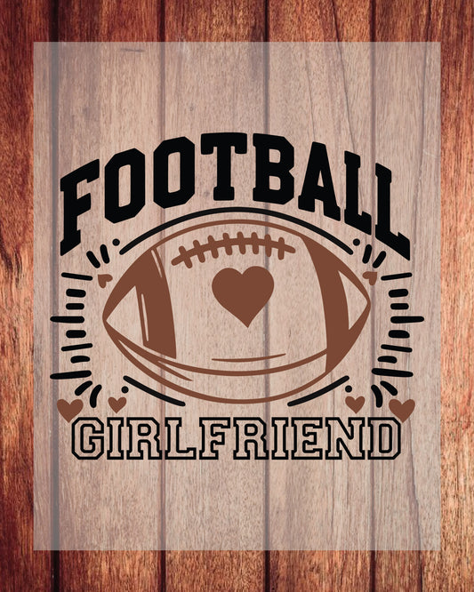 Football Girlfriend DTF Transfer Film