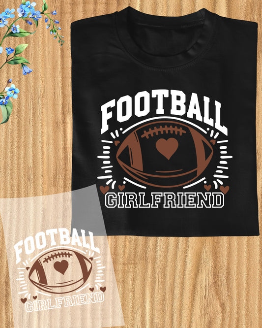 Footballer Girlfriend Valentines Gift DTF Transfer Film