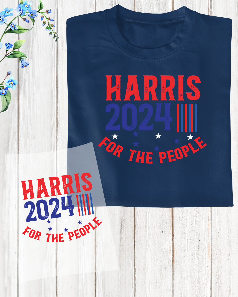 Kamala Harris President for The People USA DTF Transfer Film