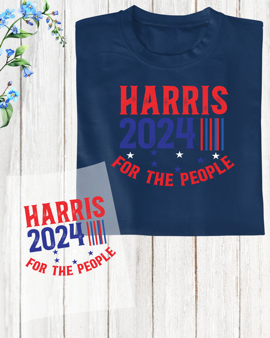 Kamala Harris President for The People USA DTF Transfer Film