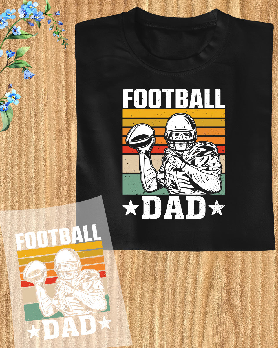 Football Dad DTF Transfer Film