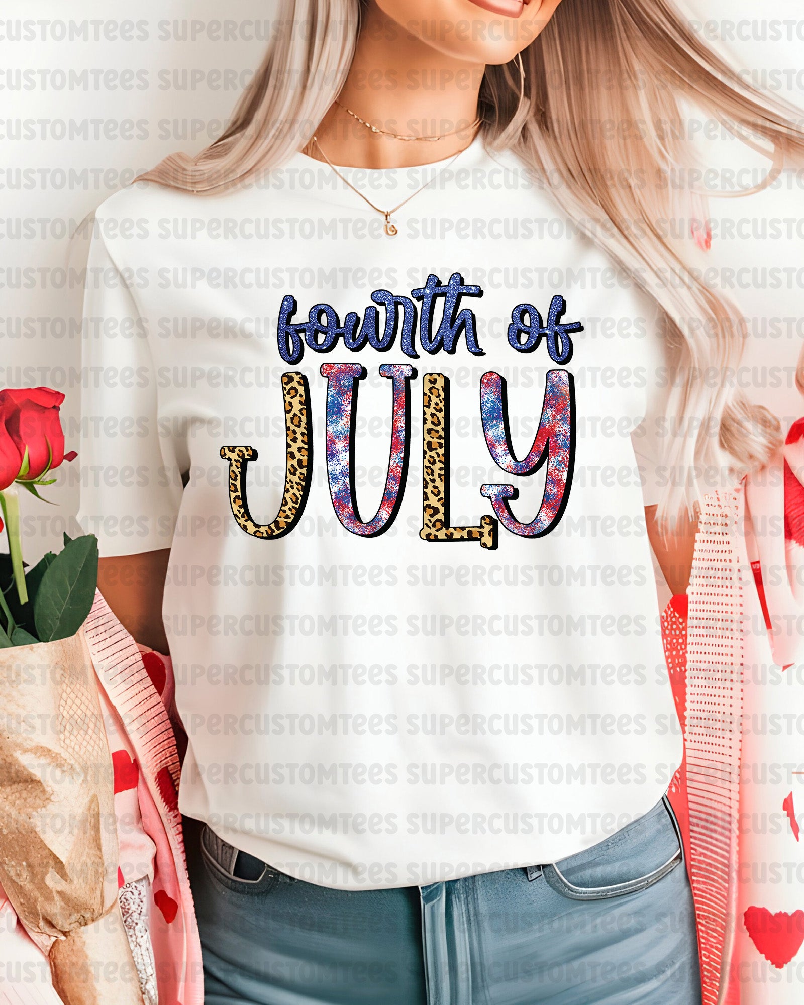 Fourth of July DTF Transfer Ready to Press