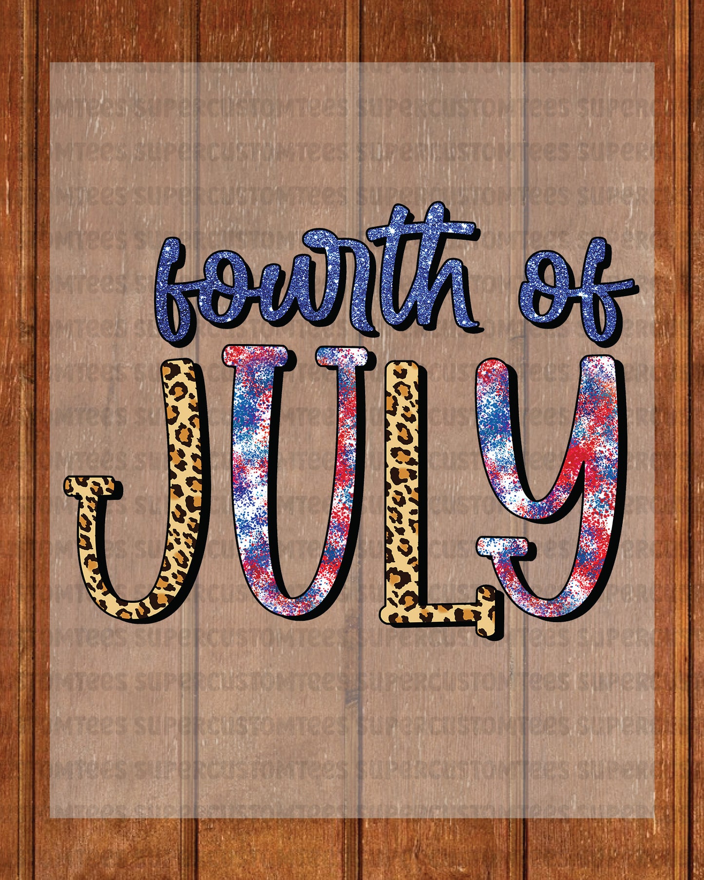 Fourth of July DTF Transfer Ready to Press