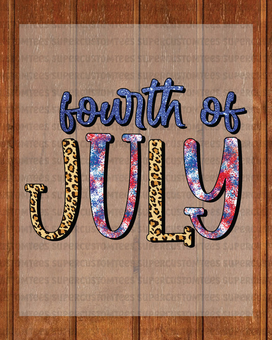 Fourth of July DTF Transfer Ready to Press