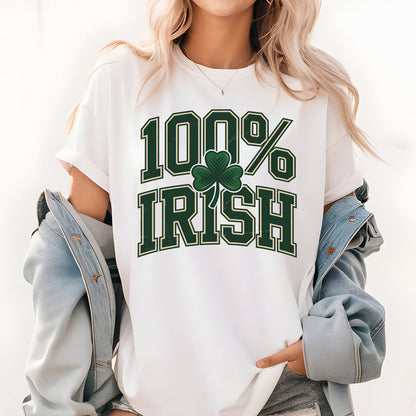 St. Patrick's Day Premade Gang Sheet Dtf Transfer Ready to Press Shamrock Heat Transfer For Shirts, Saint patrick iron on Transfer Designs