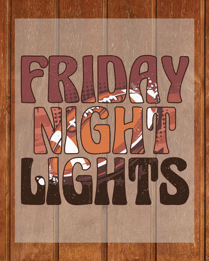 Friday Night Lights DTF Transfer