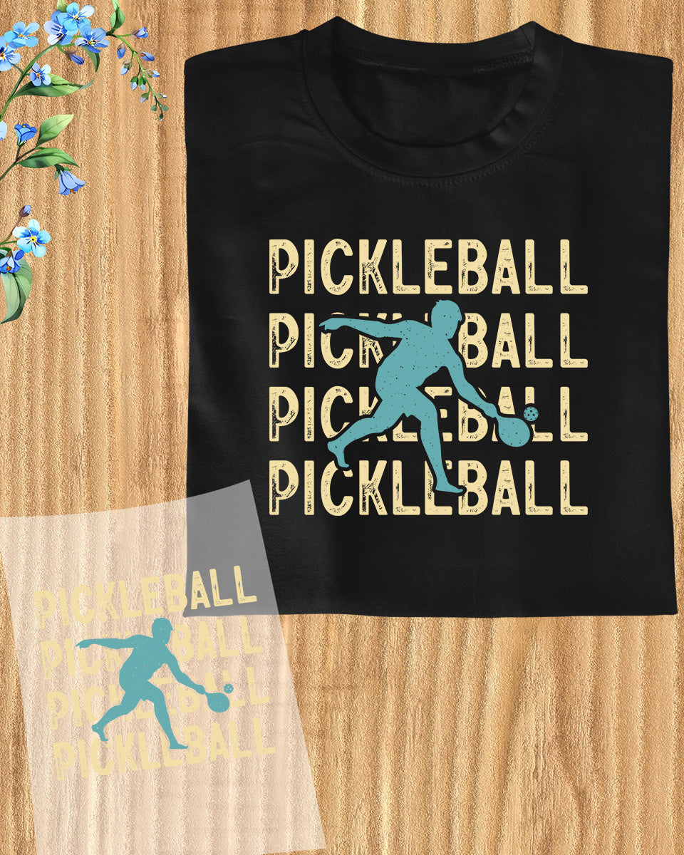 Mens Pickleball DTF Transfer Film