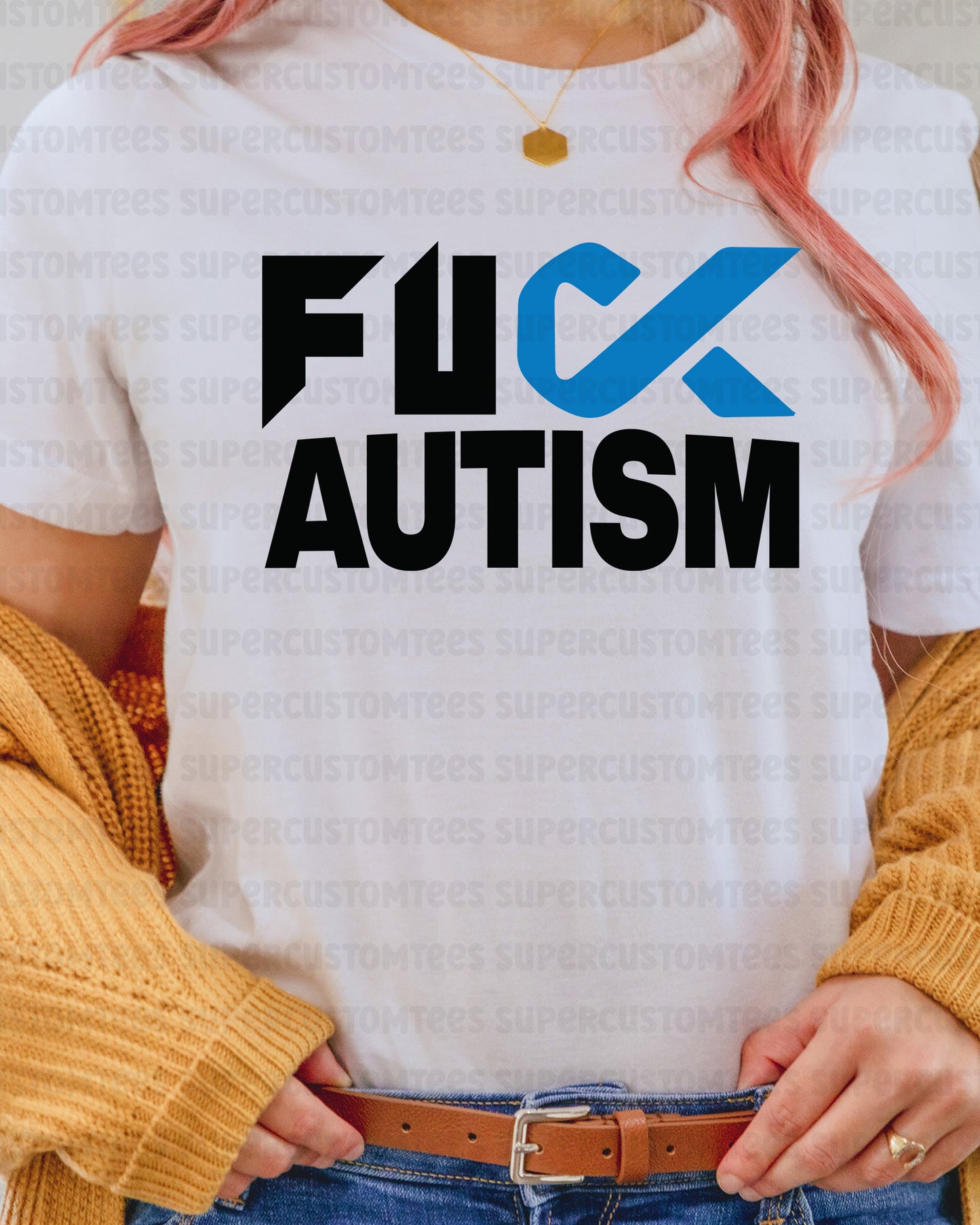 Fuck Autism Awareness DTF Transfer