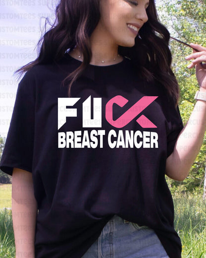 Fuck Breast Cancer Awareness DTF Transfer