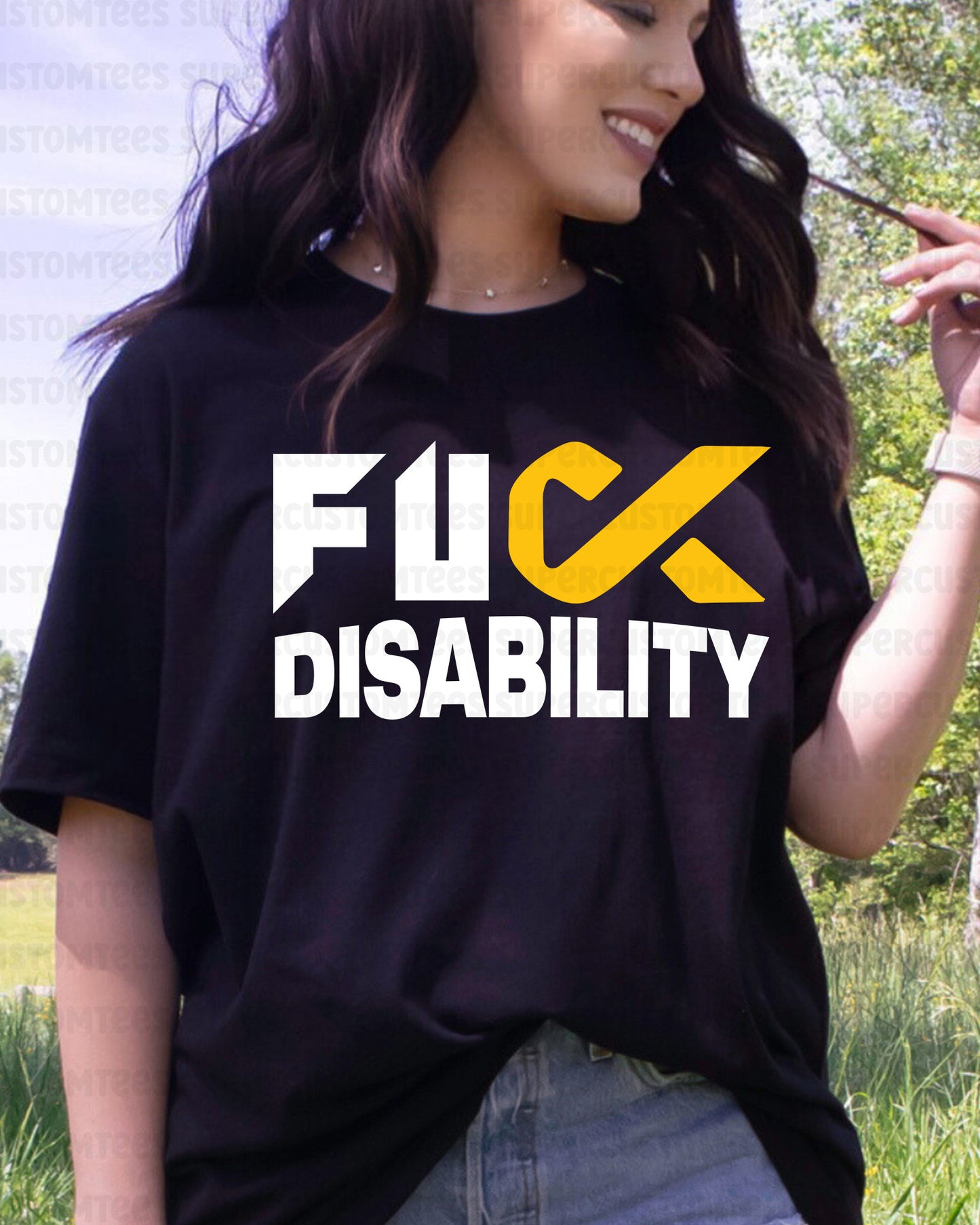 Fuck Disability Awareness DTF Transfer