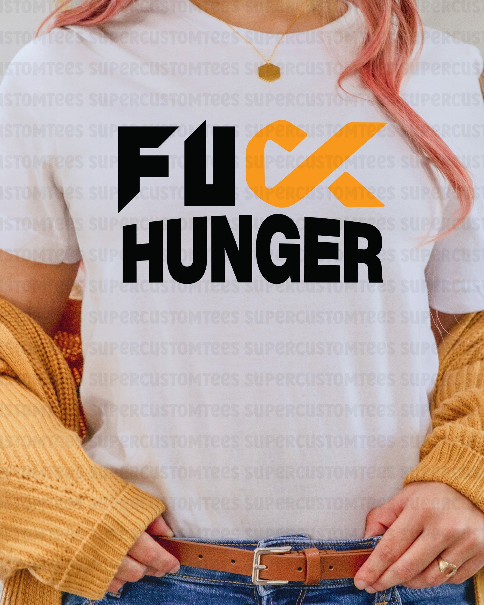 Fuck Hunger Awareness DTF Transfer