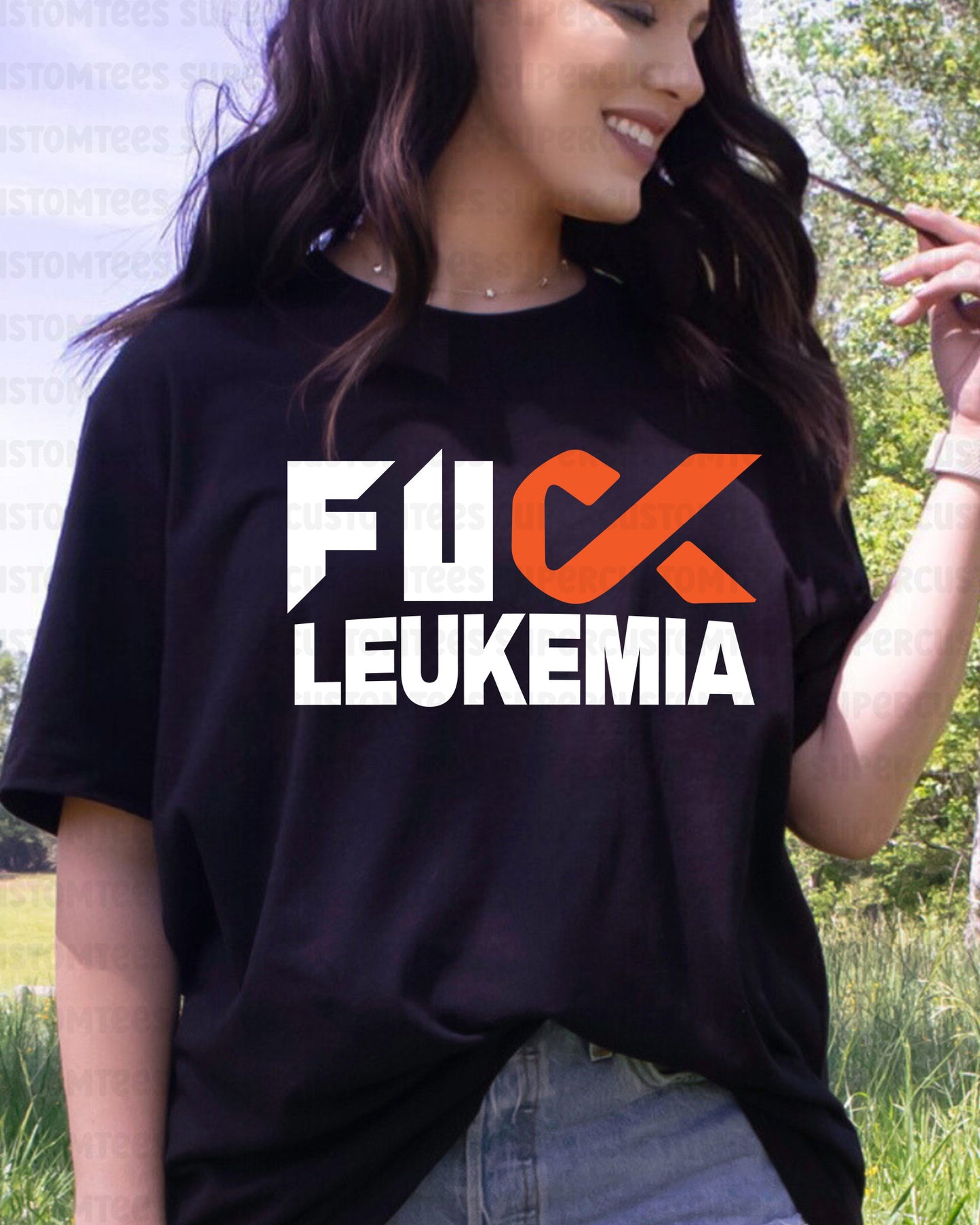 Fuck Leukemia Awareness DTF Transfer