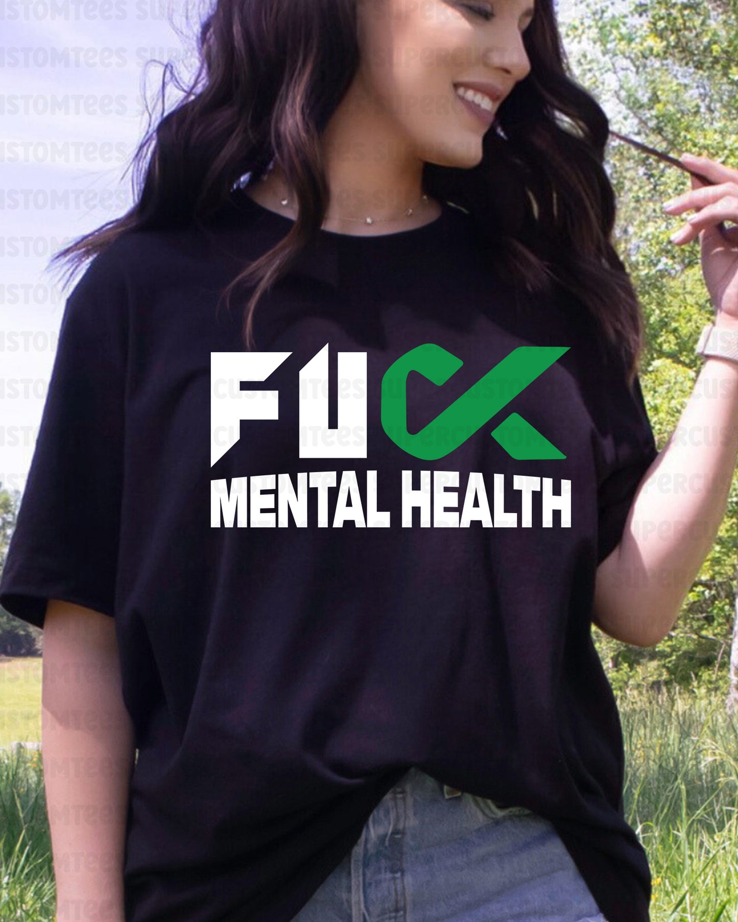 Fuck Mental Health Awareness DTF Transfer