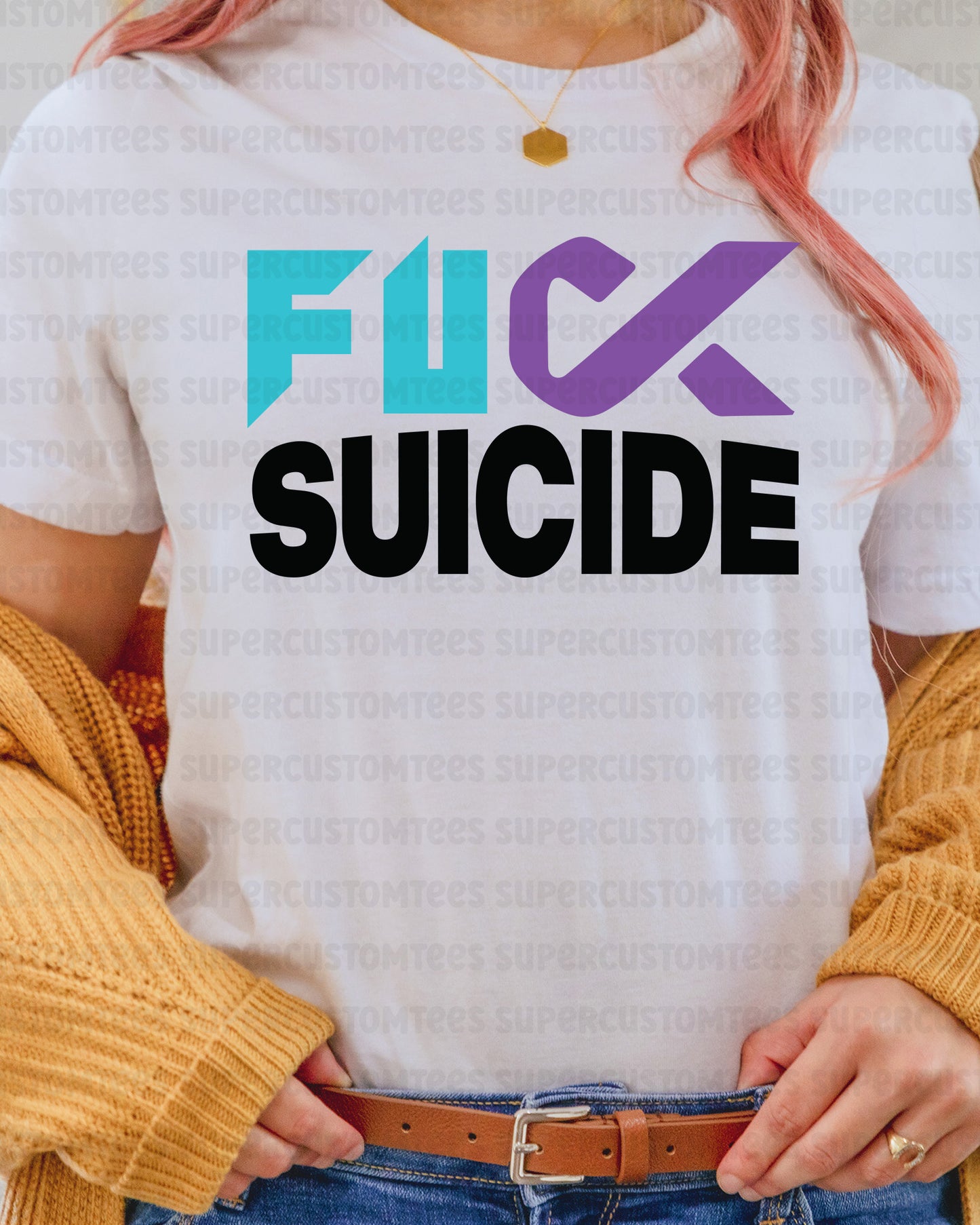 Fuck Suicide Awareness DTF Transfer