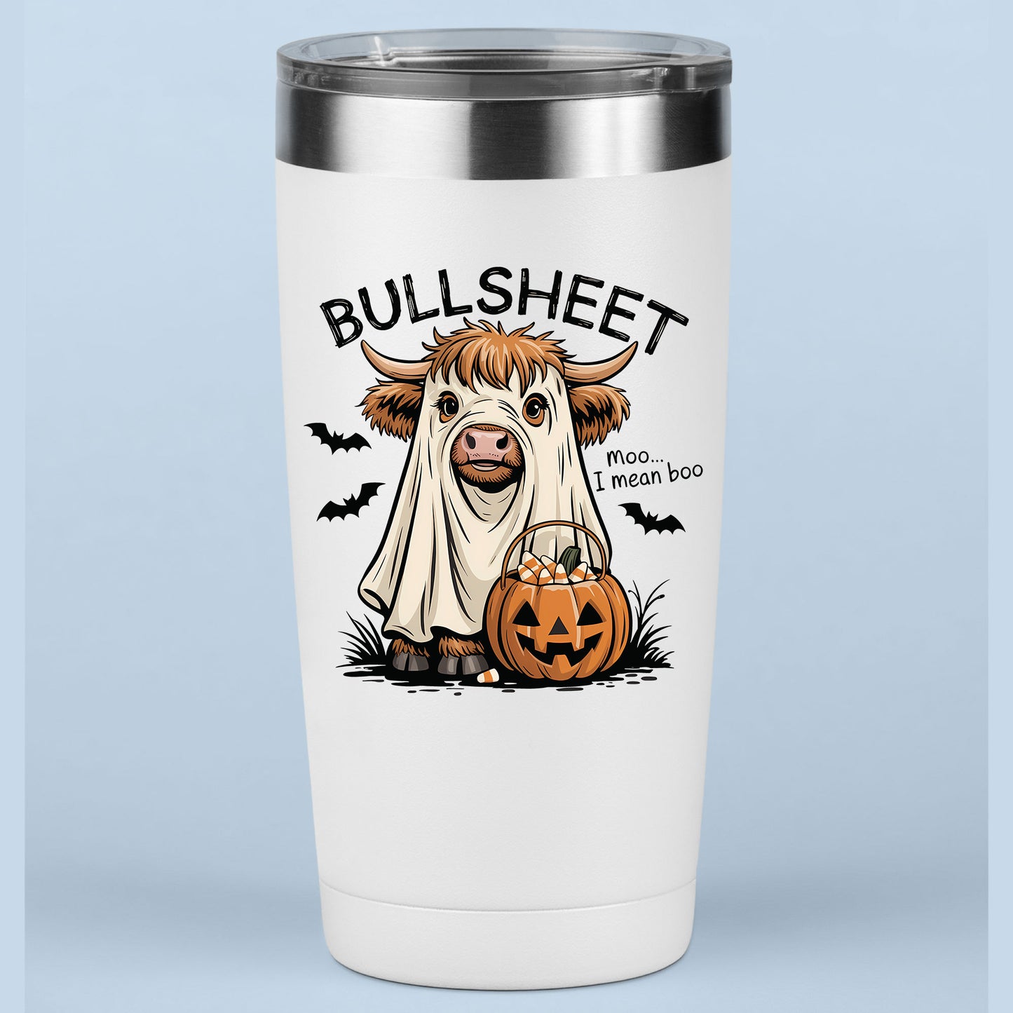 Funny Cow Halloween DTF Transfer