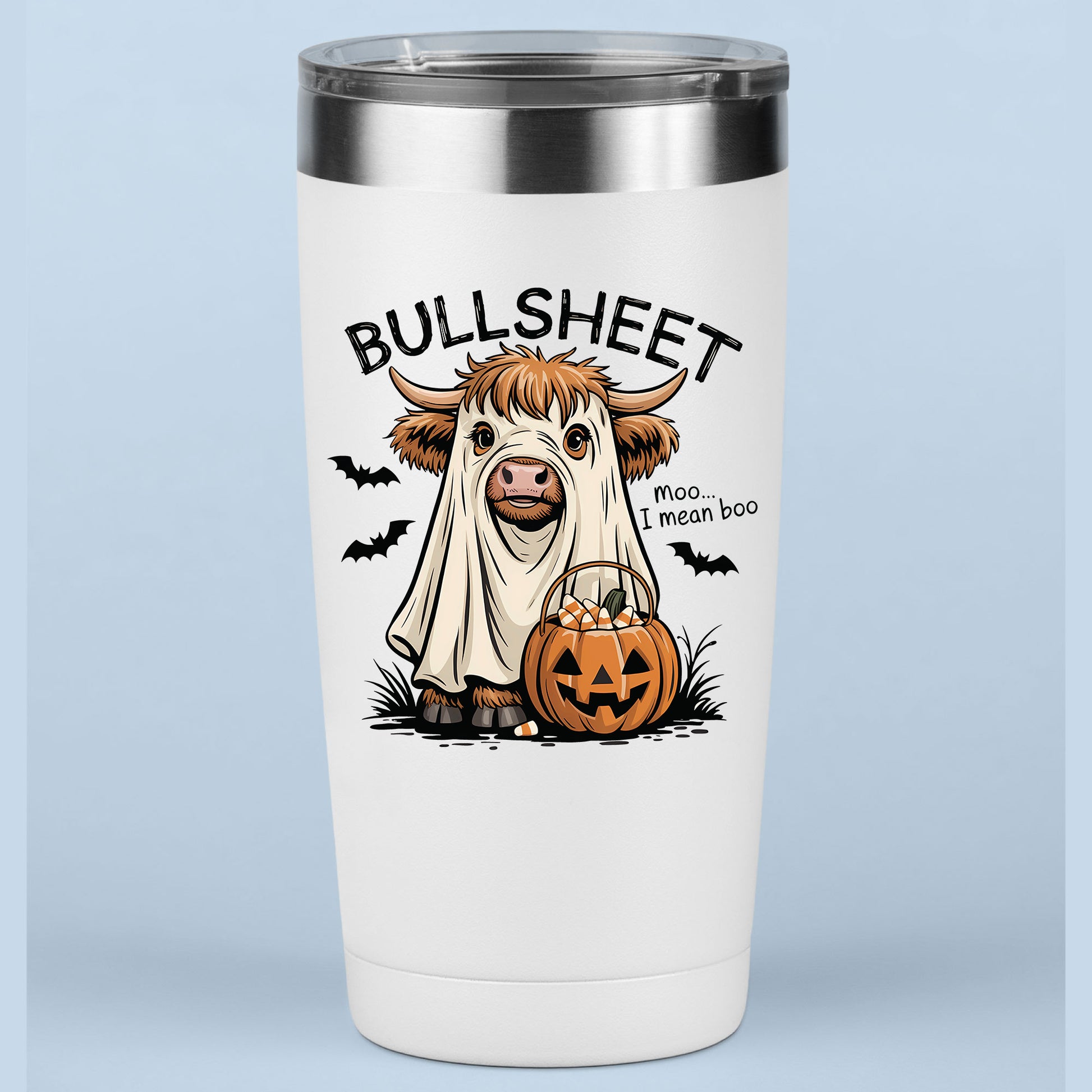 Funny Cow Halloween DTF Transfer