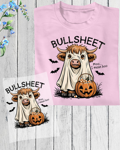 Funny Cow Halloween DTF Transfer