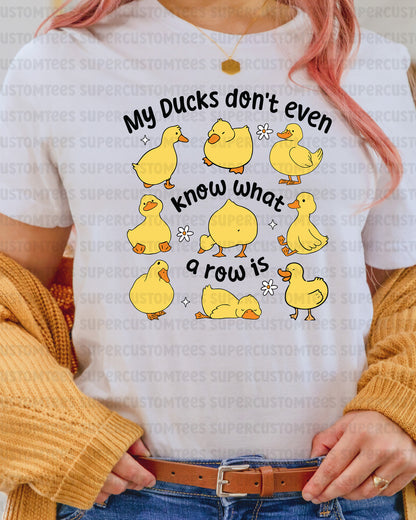 Funny Ducks DTF Transfer Ready to Press