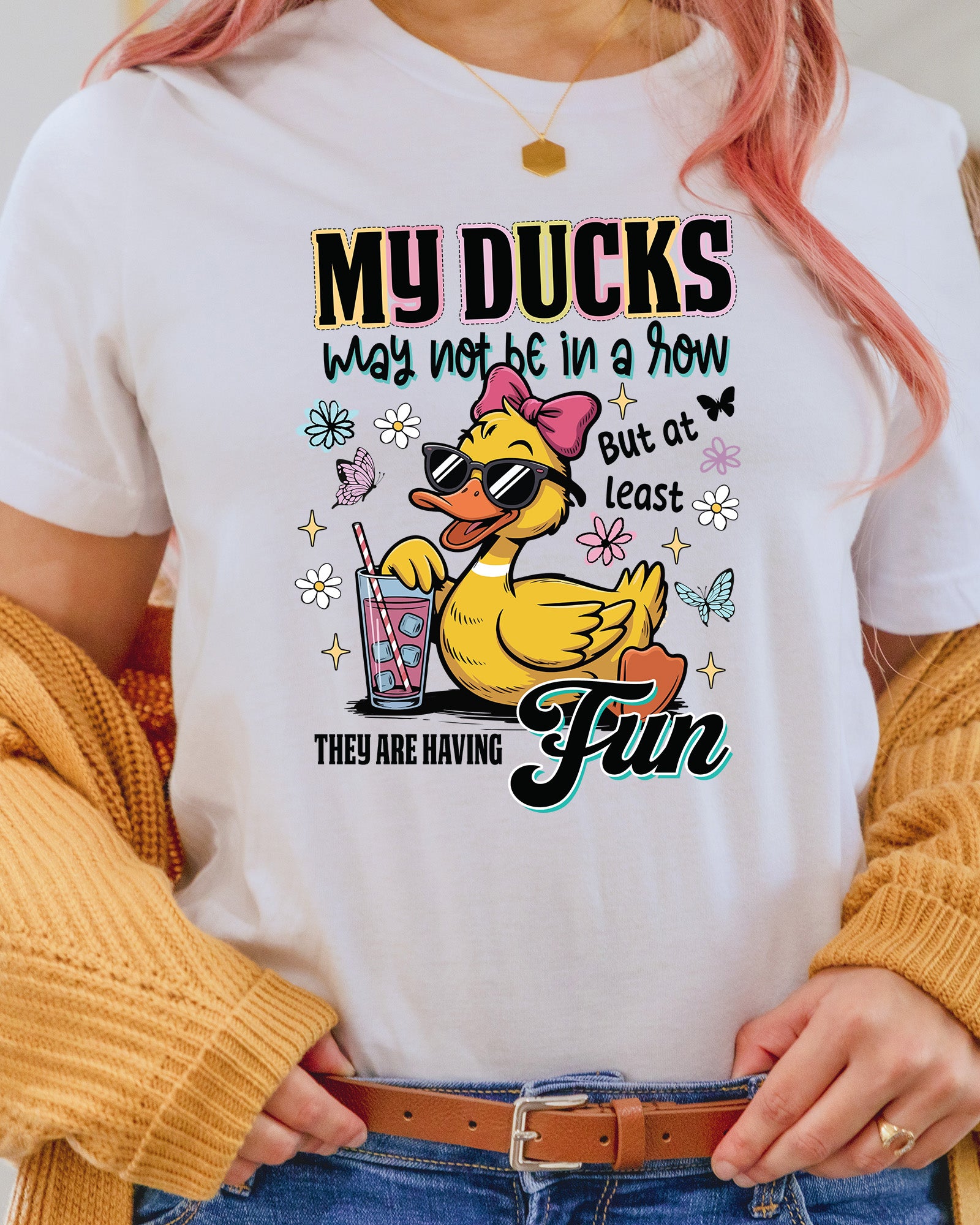 Funny Ducks Funny Sarcastic DTF Transfer