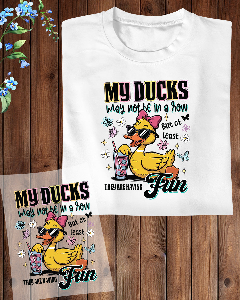 Funny Ducks Funny Sarcastic DTF Transfer