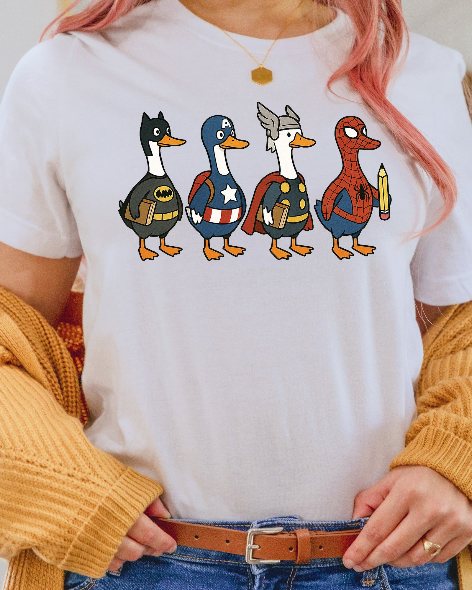 Funny Goose Hero Back to School DTF Transfer