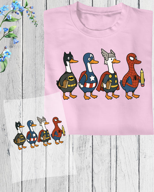 Funny Goose Hero Back to School DTF Transfer