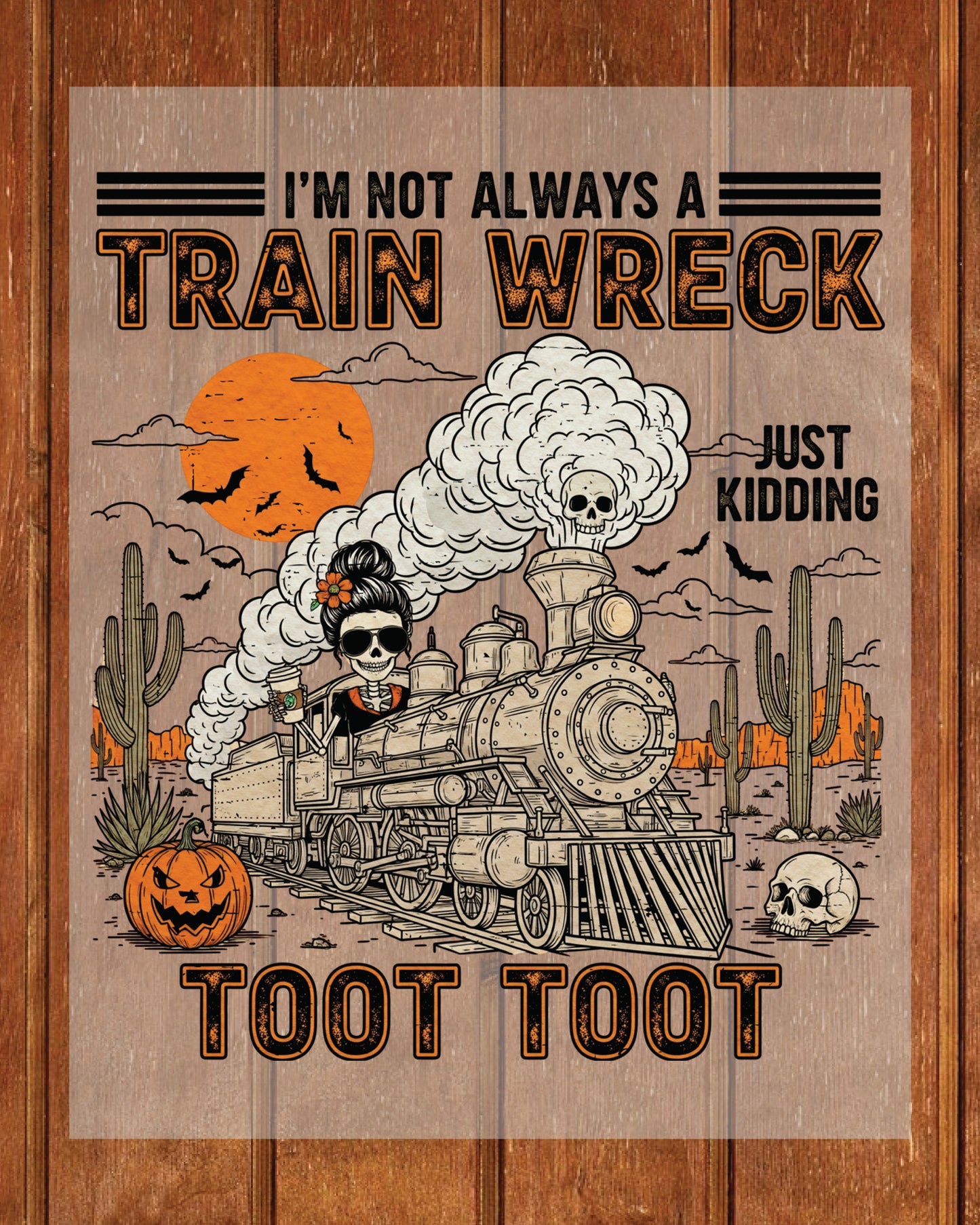 Funny Halloween Mental Health DTF Transfer