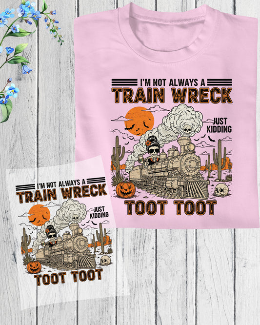 Funny Halloween Mental Health DTF Transfer