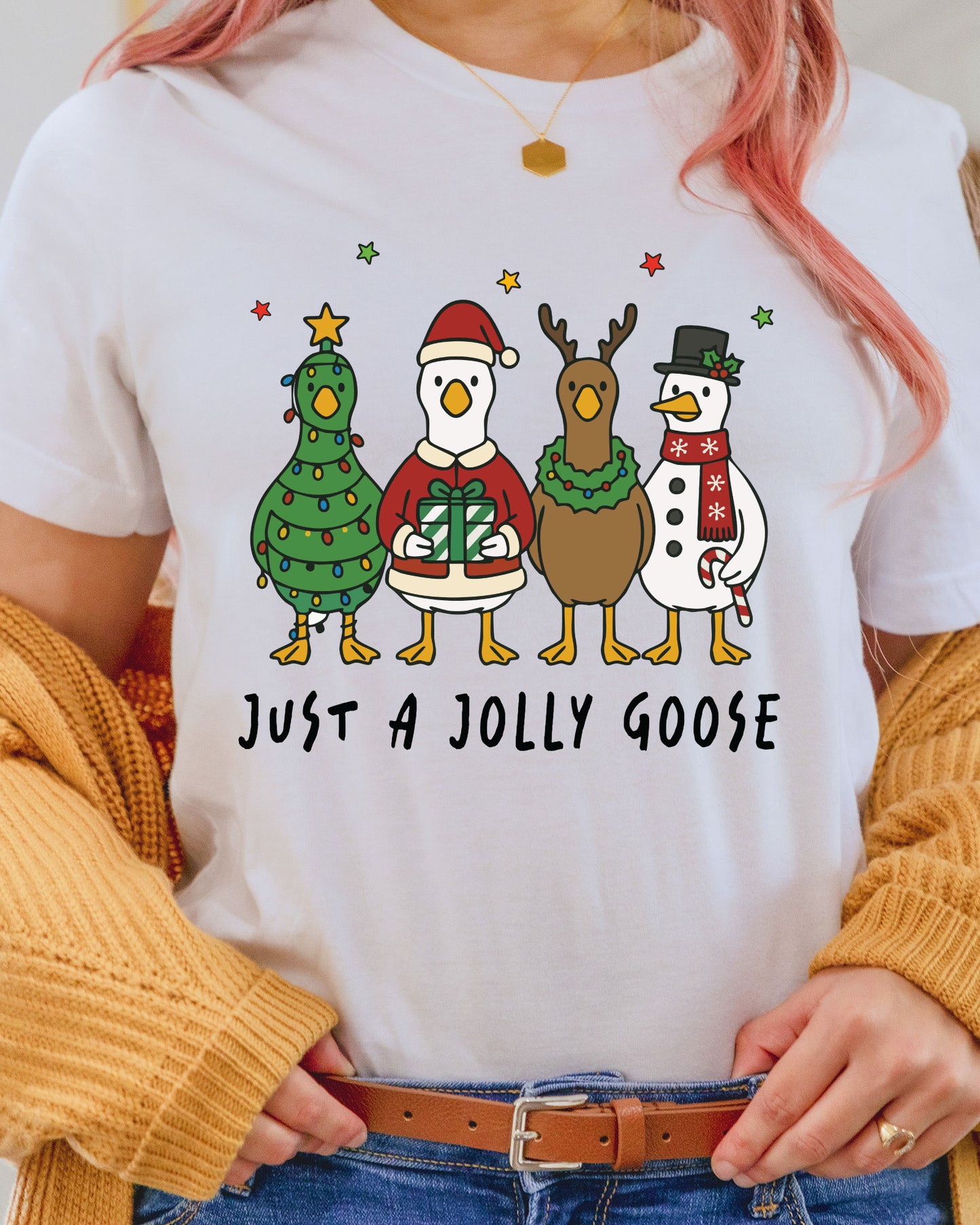 Funny Just a Jolly Goose DTF Ready to Press