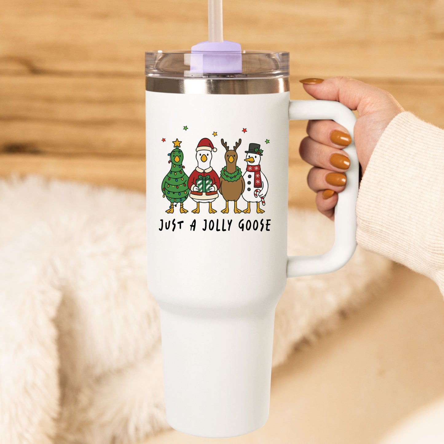 Funny Just a Jolly Goose DTF Ready to Press