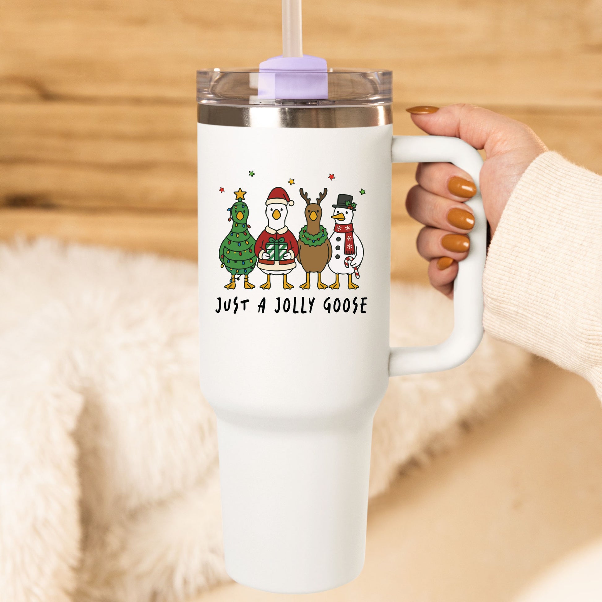 Funny Just a Jolly Goose DTF Ready to Press