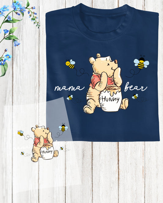 Funny Pooh Mama Bear Ready to Press