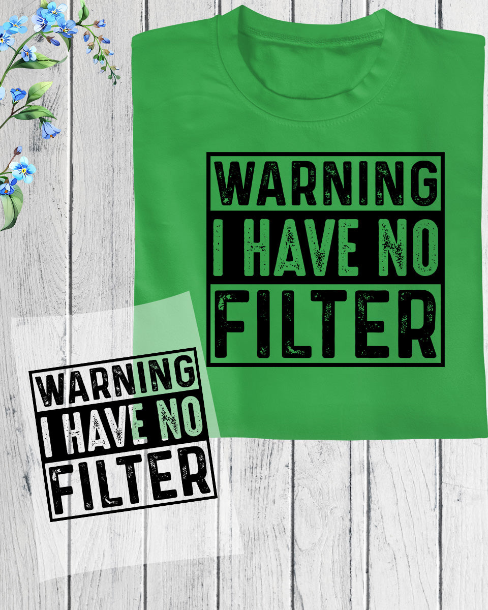 Funny Sarcastic Sarcasm DTF Transfer