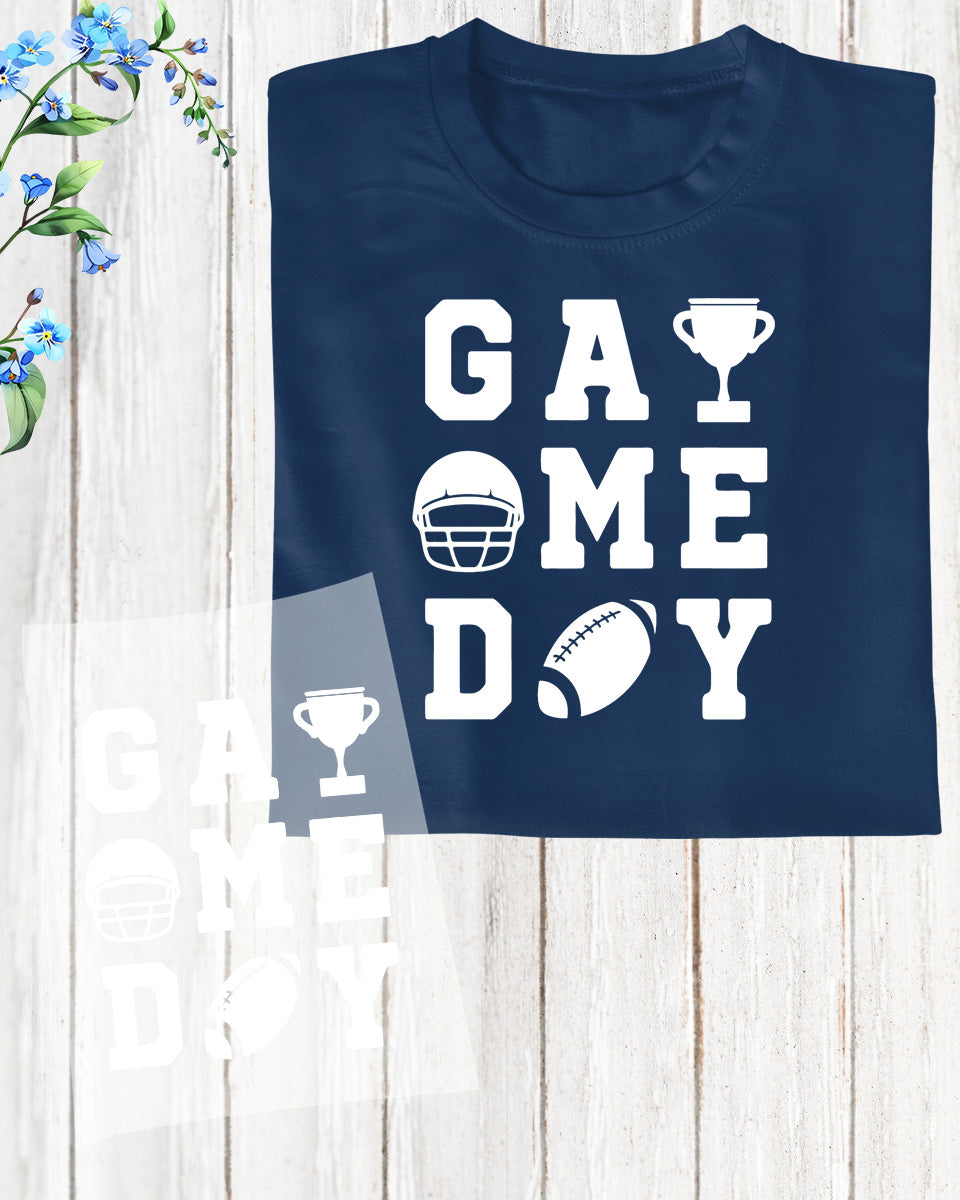 Football Team Gift Game Day DTF Transfer Film