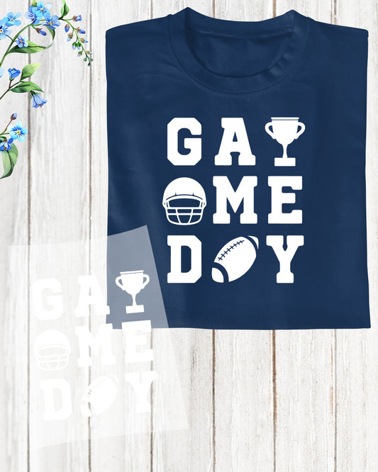 Football Team Gift Game Day DTF Transfer Film
