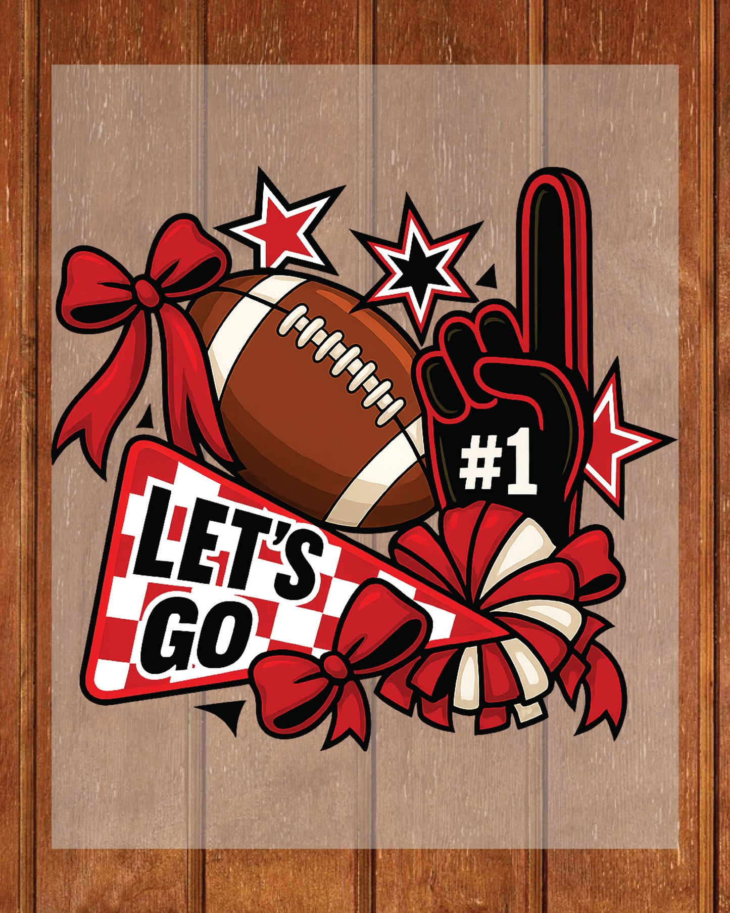 Game Day Football DTF Transfer Ready to Press