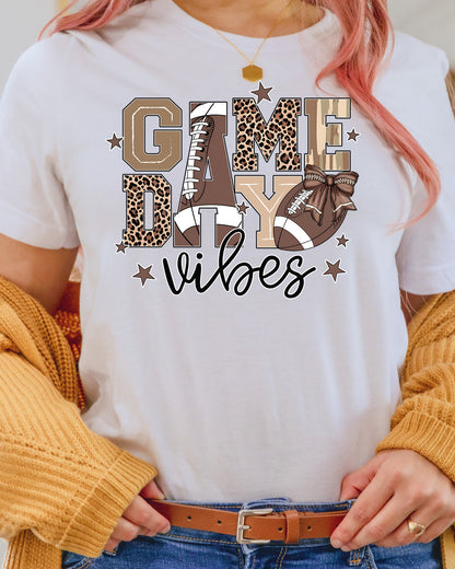 Game Day Football Glitter Football DTF Transfer
