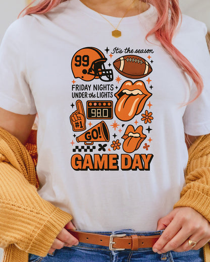 Game Day Friday Night Lights Football DTF Transfer