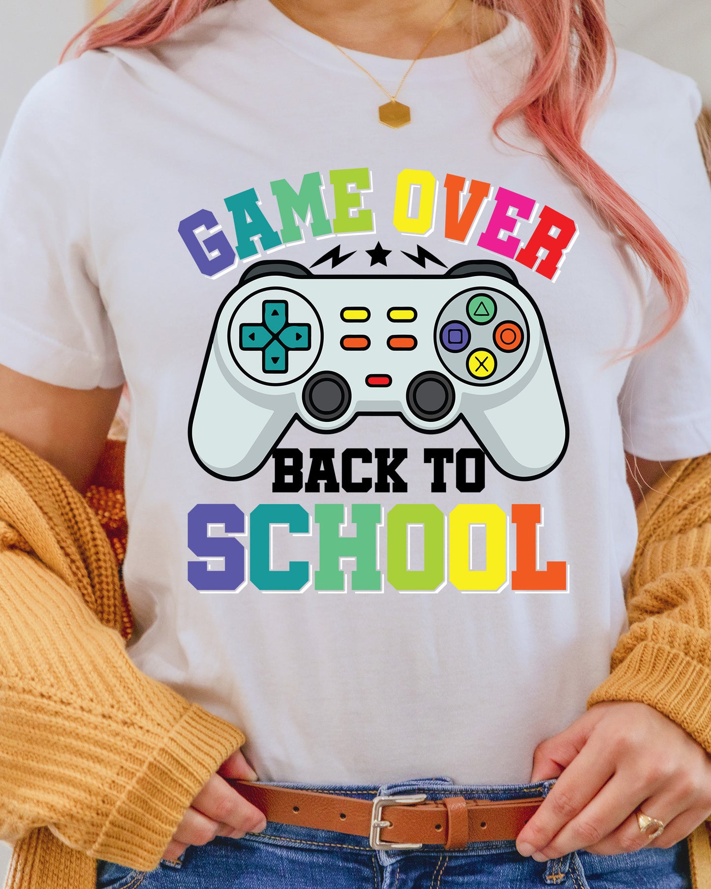 Game over Back to School DTF Transfer