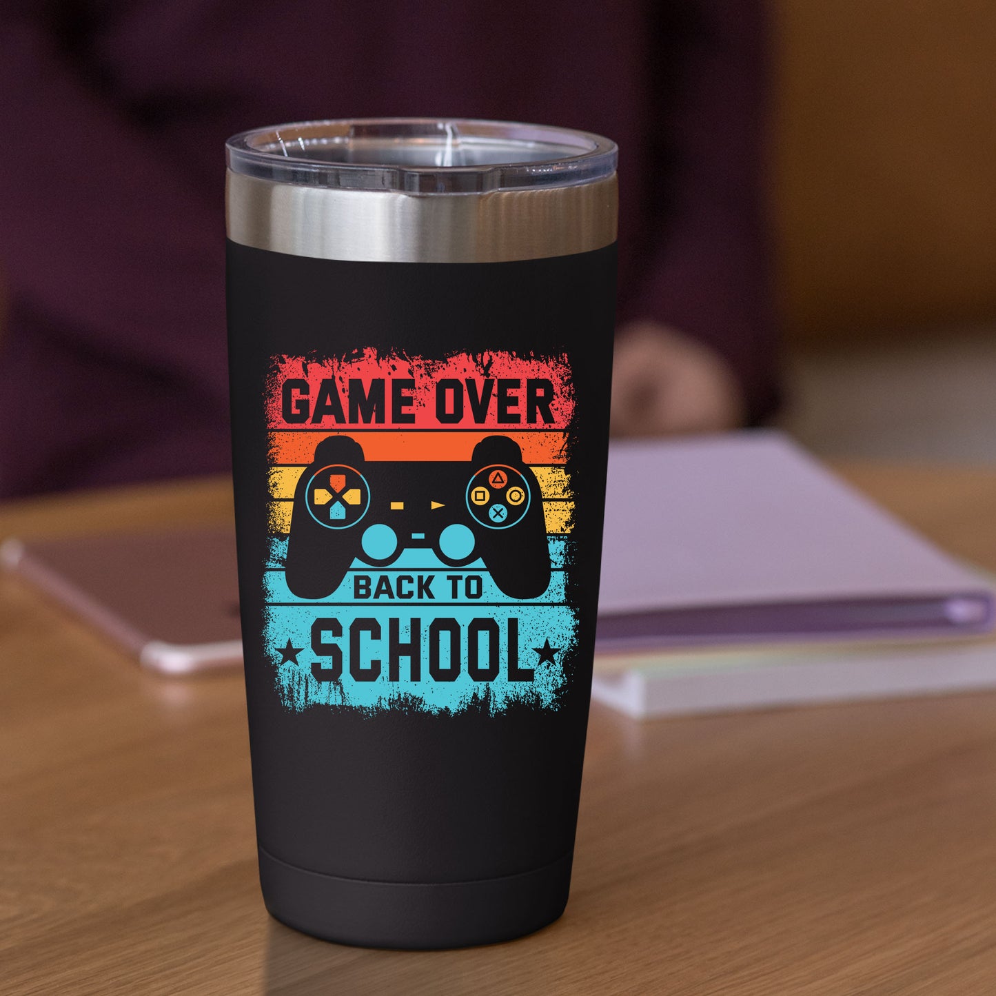 Game over Back to School Vintage Kids DTF Transfer