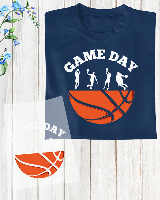 Game Day Basketball Gifts DTF Transfer Film