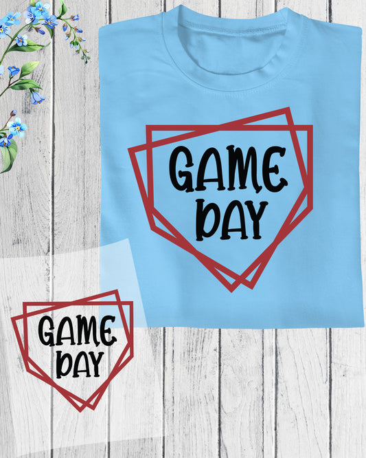 Game Day Gift Baseball DTF Transfer Film