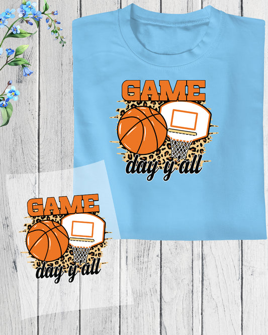 Basketball Game Day Y'll DTF Transfer Film