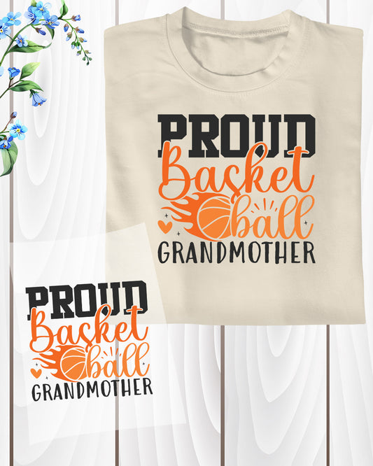 Proud Basketball Grandmother DTF Transfer Film