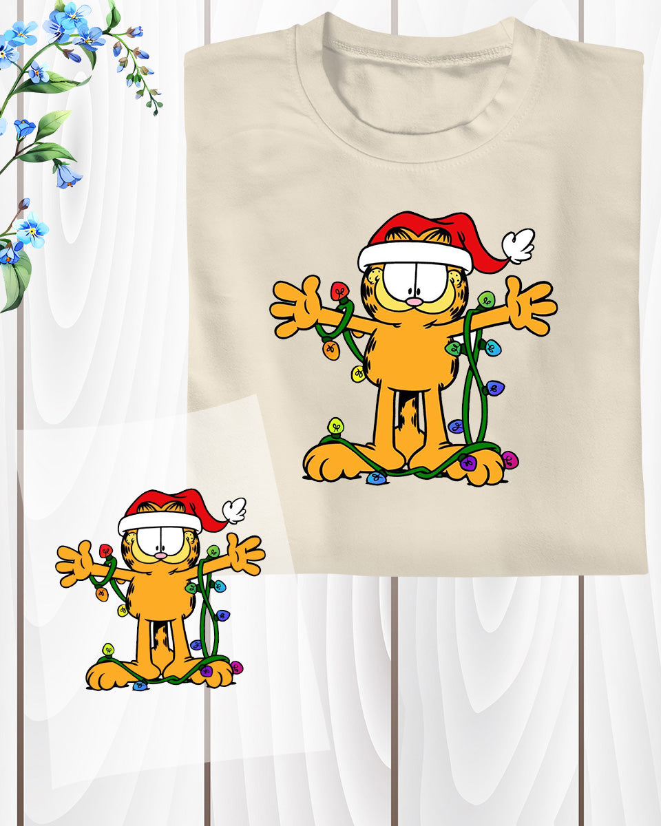 Garfield Christmas Family DTF Transfer Film