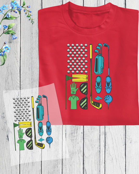 Golf Accessories DTF Transfer Film