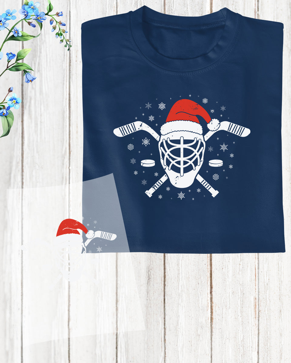 Ice Hockey Christmas DTF Transfer Film