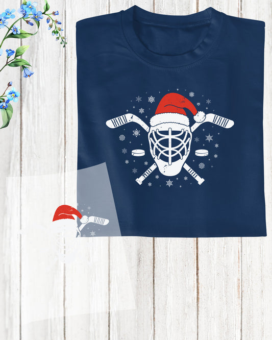 Ice Hockey Christmas DTF Transfer Film