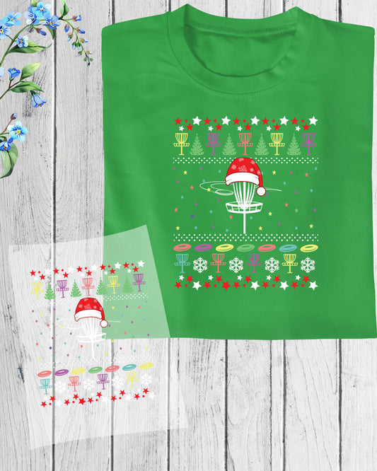 Golfer Christmas Gift DTF Transfer Film