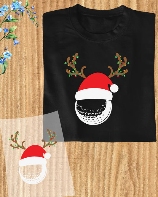 Christmas Gift for Golfer DTF Transfer Film